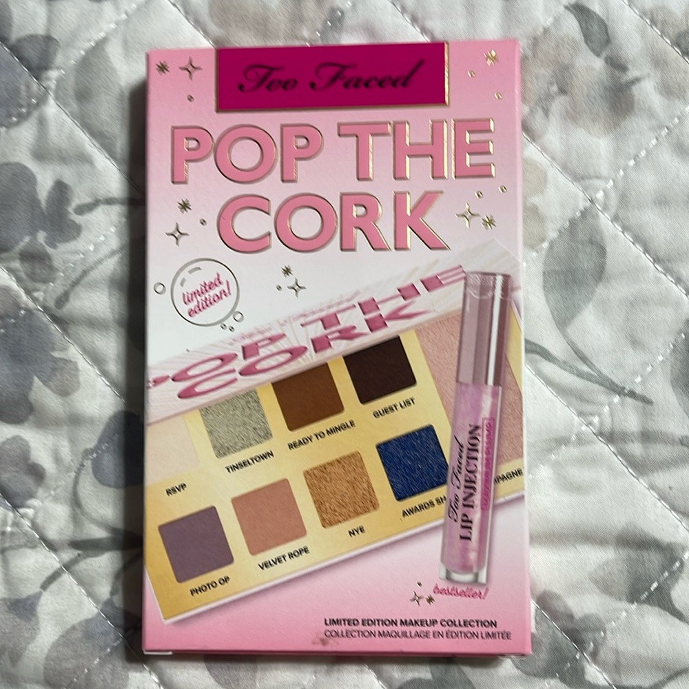 New Too Faced Pop the Cork eye shadow palette